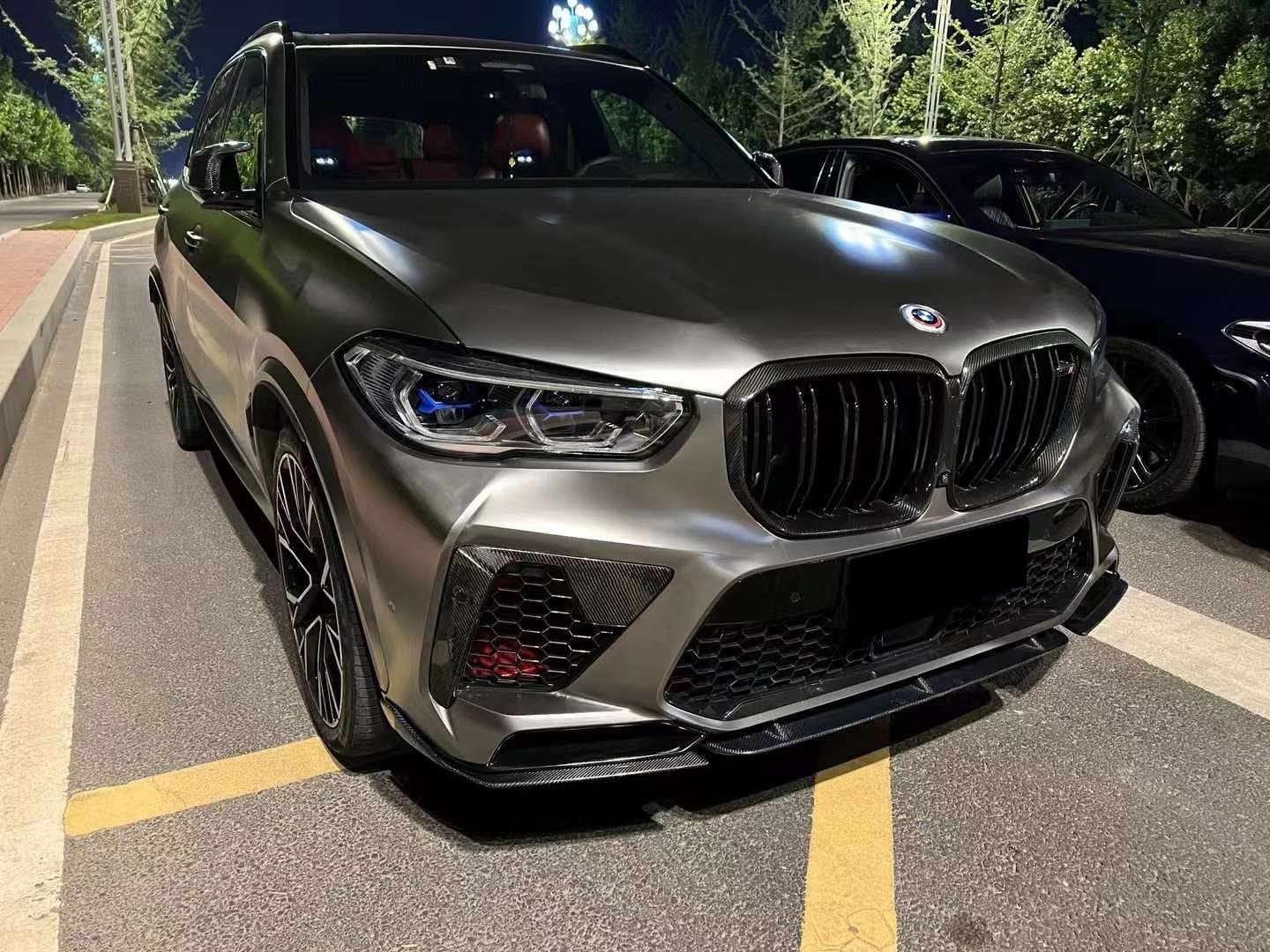 'Carbon Front Splitter 'ST Style' for BMW X5M F95 LCI'