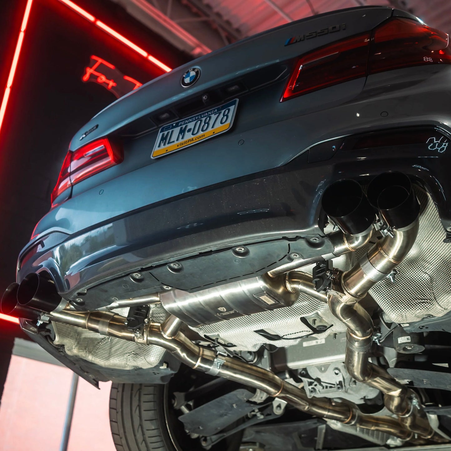 Valvetronic Designs exhaust system for BMW G30 M550I