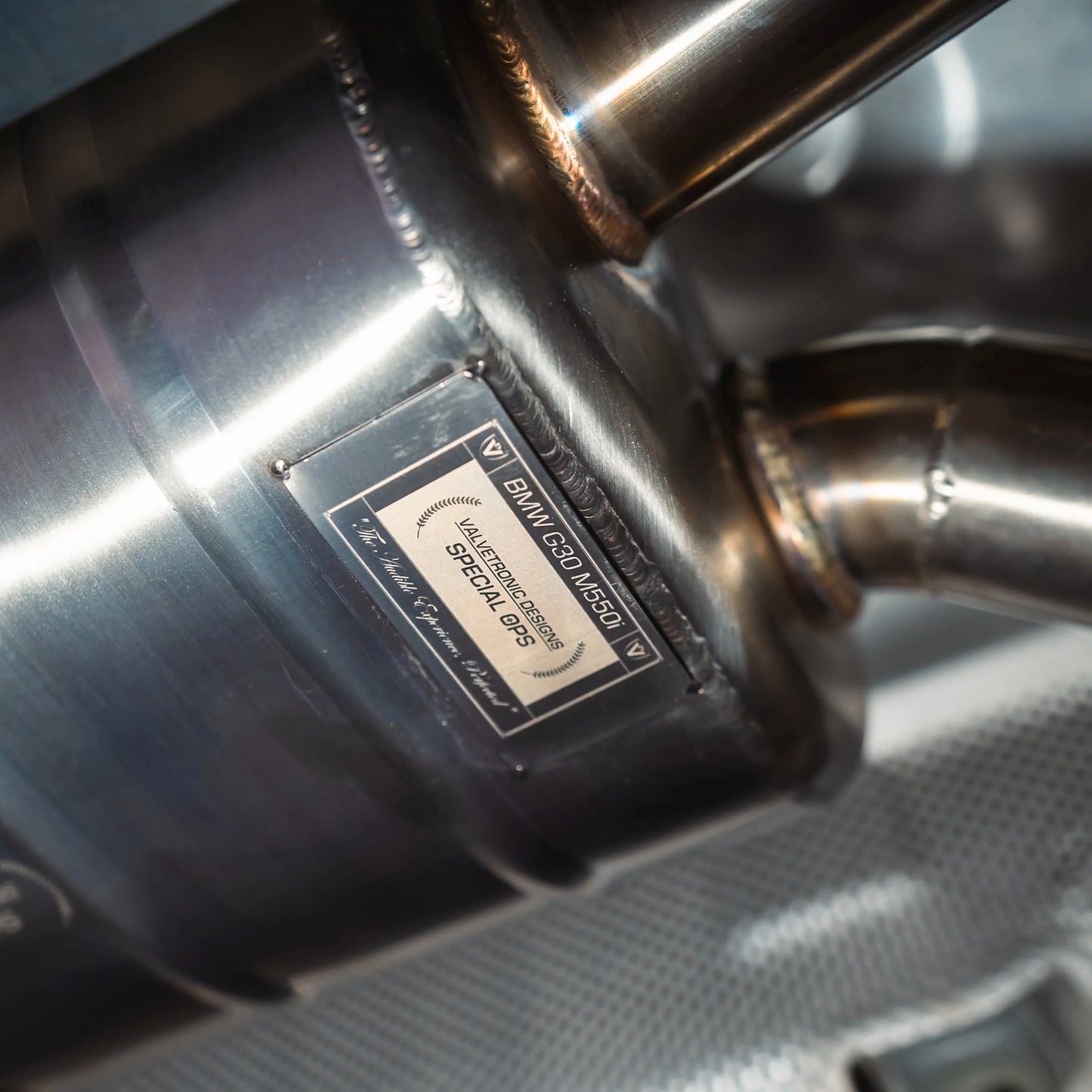 Valvetronic Designs exhaust system for BMW G30 M550I