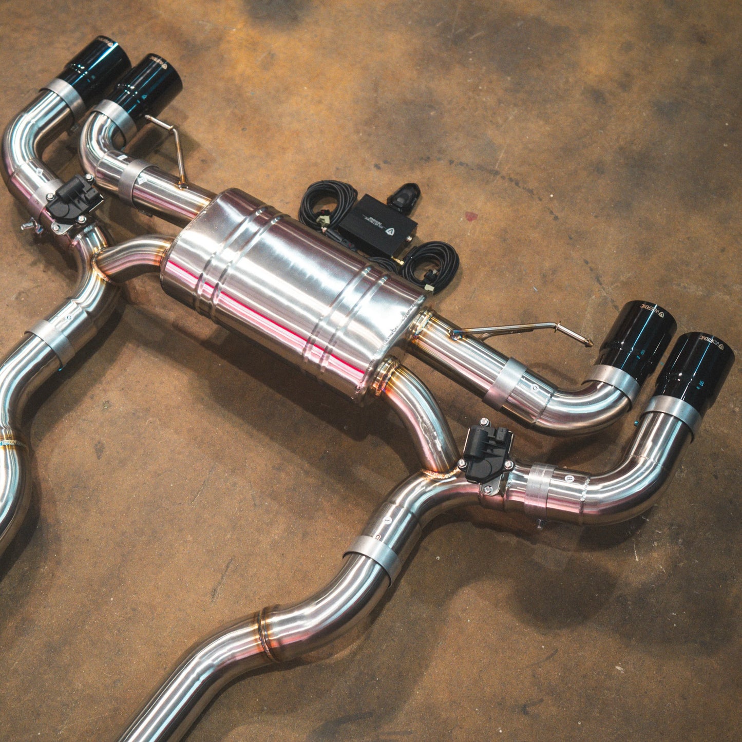 Valvetronic Designs exhaust system for BMW G30 M550I